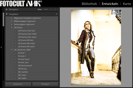 LIK Lightroom Presets " Fashion Drama"